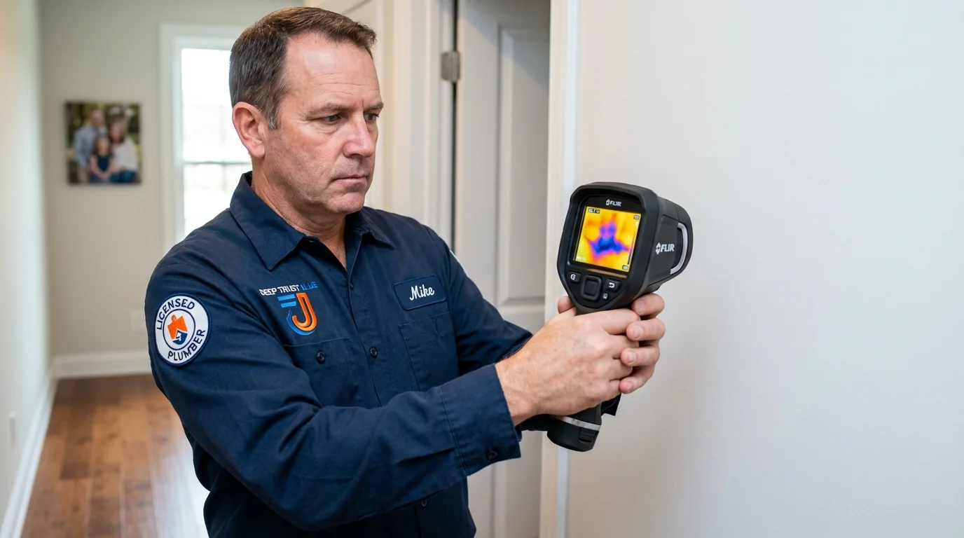 Thermal imaging leak detection by Johns Plumbing LLC in Gassville